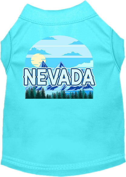 Pet Dog & Cat Screen Printed Shirt for Medium to Large Pets (Sizes 2XL-6XL), "Nevada Trailblazer"