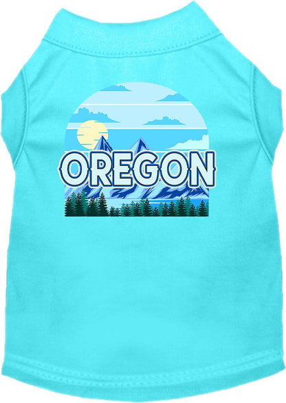 Pet Dog & Cat Screen Printed Shirt for Small to Medium Pets (Sizes XS-XL), "Oregon Trailblazer"