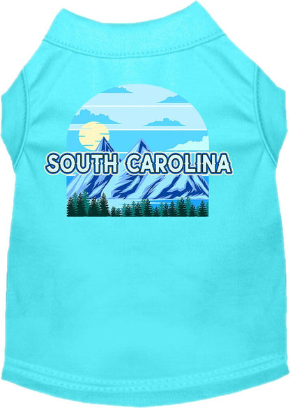 Pet Dog & Cat Screen Printed Shirt for Small to Medium Pets (Sizes XS-XL), "South Carolina Trailblazer"