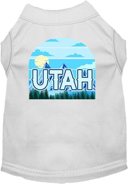 Pet Dog & Cat Screen Printed Shirt for Small to Medium Pets (Sizes XS-XL), "Utah Trailblazer"