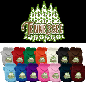 Pet Dog & Cat Screen Printed Hoodie for Small to Medium Pets (Sizes XS-XL), &quot;Tennessee Woodland Trees&quot;