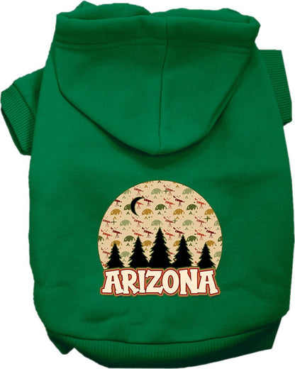 Pet Dog & Cat Screen Printed Hoodie for Small to Medium Pets (Sizes XS-XL), "Arizona Under The Stars"