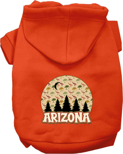 Pet Dog & Cat Screen Printed Hoodie for Small to Medium Pets (Sizes XS-XL), "Arizona Under The Stars"