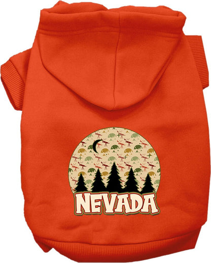 Pet Dog & Cat Screen Printed Hoodie for Medium to Large Pets (Sizes 2XL-6XL), "Nevada Under The Stars"