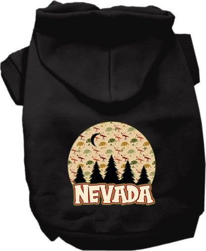 Pet Dog & Cat Screen Printed Hoodie for Medium to Large Pets (Sizes 2XL-6XL), "Nevada Under The Stars"