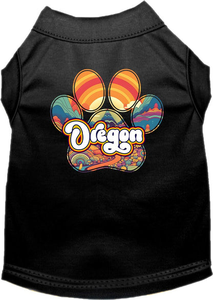 Pet Dog & Cat Screen Printed Shirt for Medium to Large Pets (Sizes 2XL-6XL), "Oregon Groovy Summit"