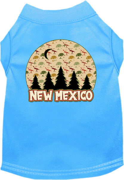 Pet Dog & Cat Screen Printed Shirt for Medium to Large Pets (Sizes 2XL-6XL), "New Mexico Under The Stars"