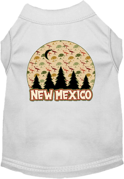 Pet Dog & Cat Screen Printed Shirt for Small to Medium Pets (Sizes XS-XL), "New Mexico Under The Stars"