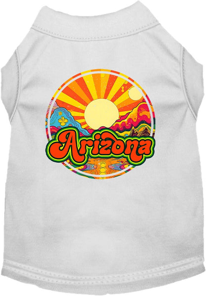 Pet Dog & Cat Screen Printed Shirt for Medium to Large Pets (Sizes 2XL-6XL), "Arizona Mellow Mountain"