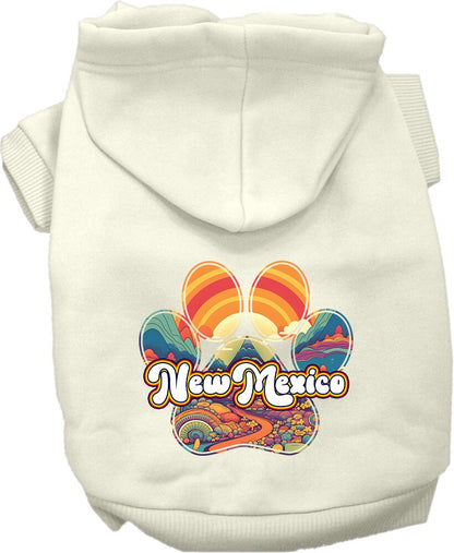 Pet Dog & Cat Screen Printed Hoodie for Small to Medium Pets (Sizes XS-XL), "New Mexico Groovy Summit"