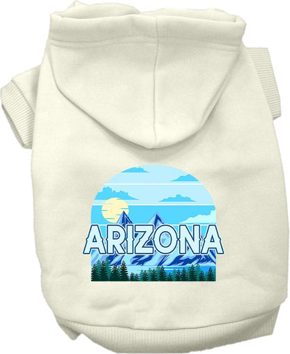 Pet Dog & Cat Screen Printed Hoodie for Medium to Large Pets (Sizes 2XL-6XL), "Arizona Trailblazer"