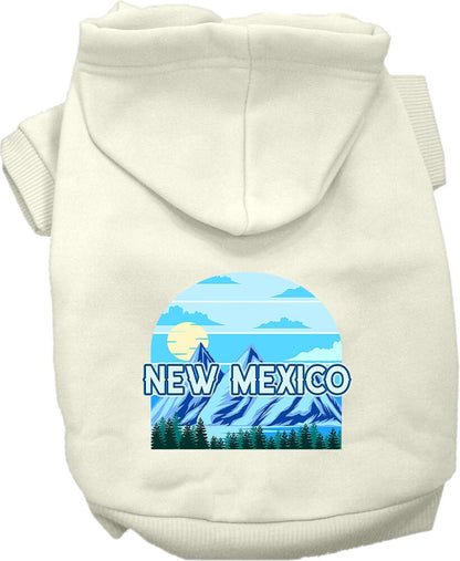 Pet Dog & Cat Screen Printed Hoodie for Small to Medium Pets (Sizes XS-XL), "New Mexico Trailblazer"