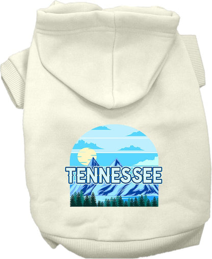 Pet Dog & Cat Screen Printed Hoodie for Medium to Large Pets (Sizes 2XL-6XL), "Tennessee Trailblazer"