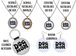 Chinese Crested Breed Jewelry - Stained Glass Style Necklaces, Earrings and more!