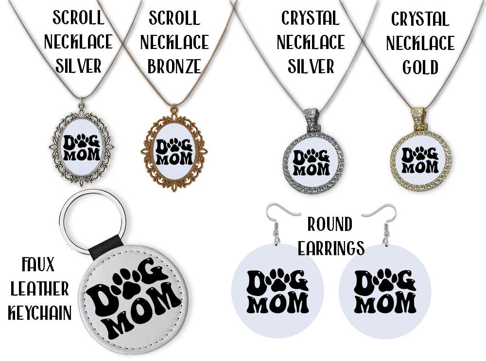 English Bulldog Jewelry - Stained Glass Style Necklaces, Earrings and more!