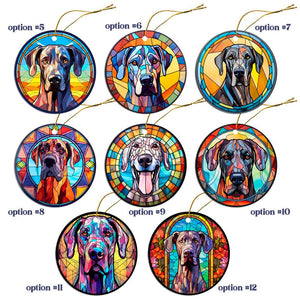 Great Dane Jewelry - Stained Glass Style Necklaces, Earrings and more!