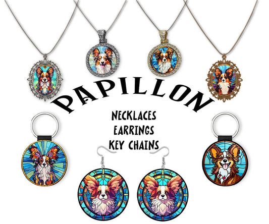 Papillon Jewelry - Stained Glass Style Necklaces, Earrings and more!