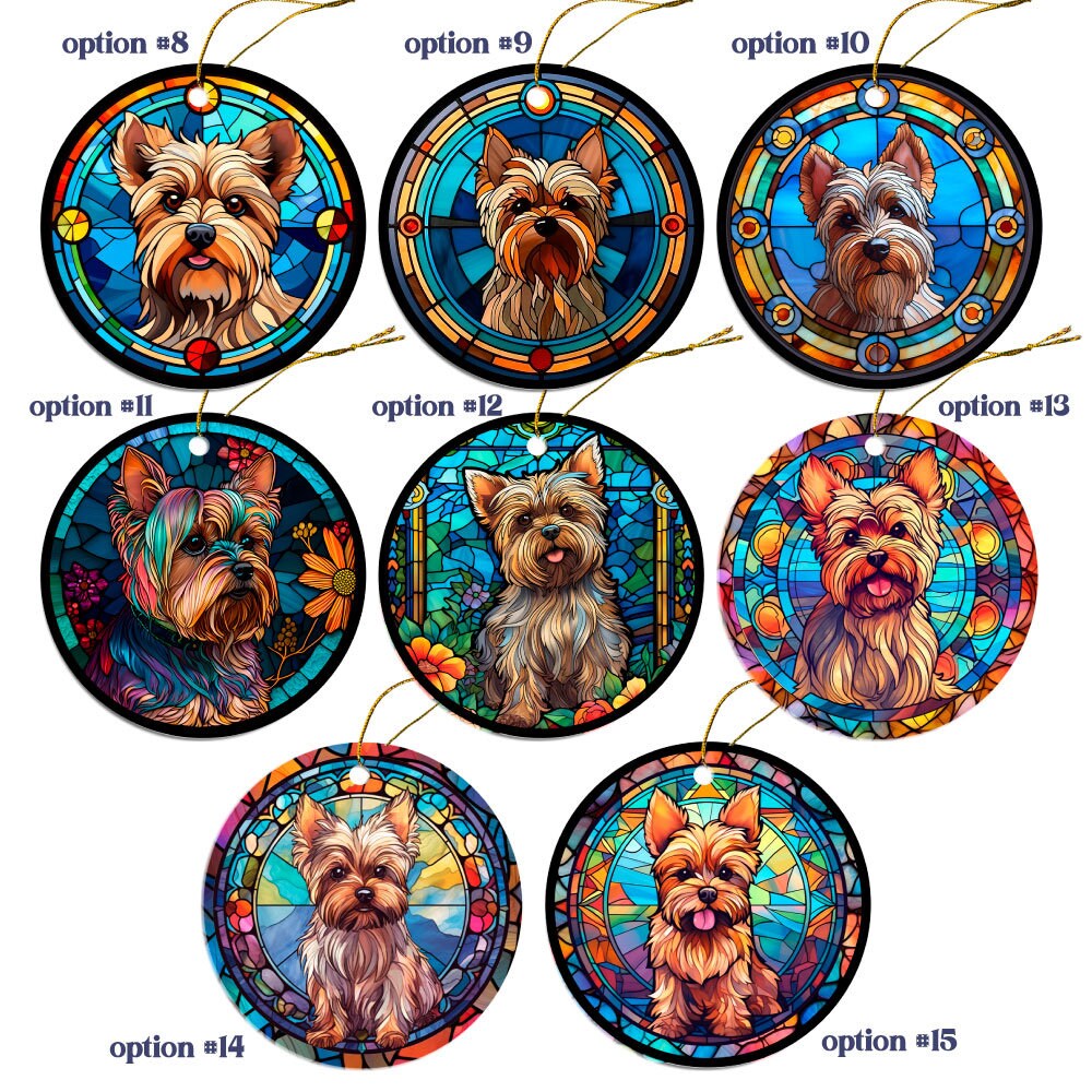 Yorkie Jewelry - Stained Glass Style Necklaces, Earrings and more!
