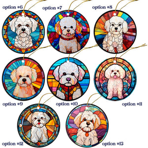 Bichon Frise Jewelry - Stained Glass Style Necklaces, Earrings and more!