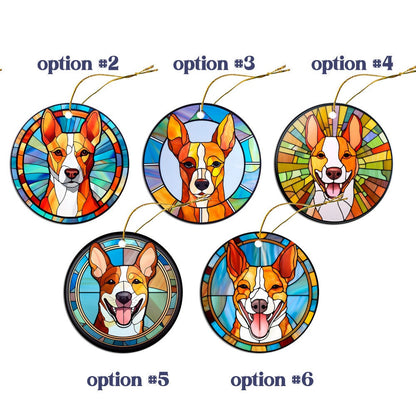 Basenji Jewelry - Stained Glass Style Necklaces, Earrings and more!