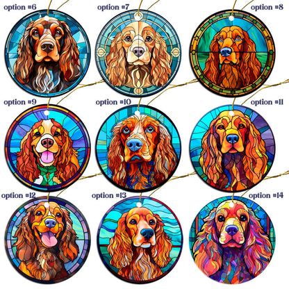 Cocker Spaniel Jewelry - Stained Glass Style Necklaces, Earrings and more!