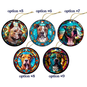 Pit Bull Jewelry - Stained Glass Style Necklaces, Earrings and more!
