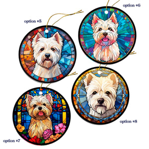 Westie Jewelry - Stained Glass Style Necklaces, Earrings and more!