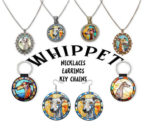 Whippet Jewelry - Stained Glass Style Necklaces, Earrings and more!