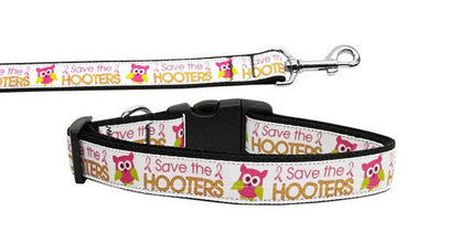 Pet Dog & Cat Nylon Collar or Leash, "Save The Hooters"