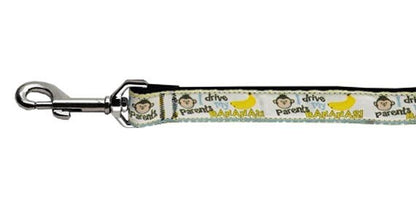 Pet Dog & Cat Nylon Collar or Leash, "Monkey Madness"