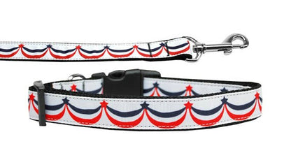 Pet Dog & Cat Nylon Collar or Leash, &quot;American Swag&quot;