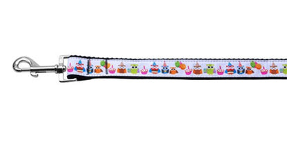 Pet Dog & Cat Nylon Collar or Leash, "Party Owls"