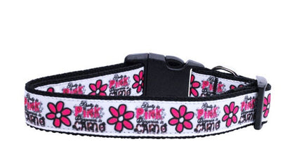 Pet Dog & Cat Nylon Collar or Leash, "Dangerous in Camo"