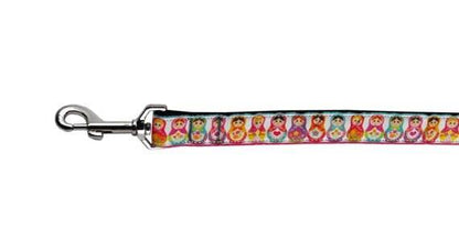 Pet Dog & Cat Nylon Collar or Leash, "Pretty Nesting Dolls"