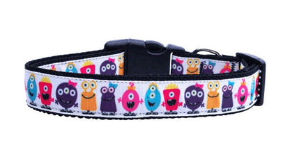 Pet Dog & Cat Nylon Collar or Leash, "Monsters"