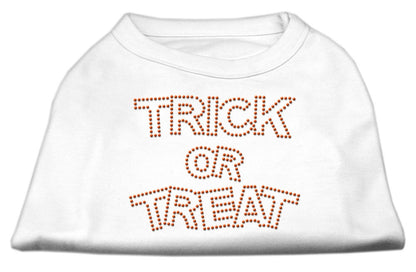 Halloween Pet Dog & Cat Shirt Rhinestone,"Trick or Treat"