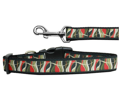 Pet Dog & Cat Nylon Collar or Leash, &quot;Lava Lamp&quot;