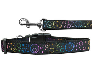 Pet Dog & Cat Nylon Collar or Leash, "Galactic Shimmer"