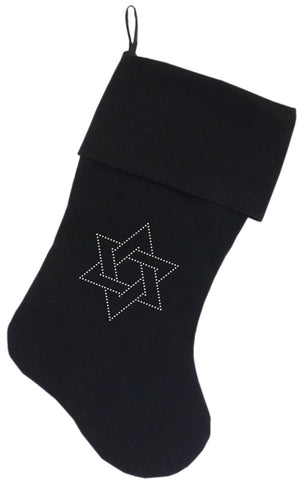 Hanukkah Stocking Rhinestone, "Star of David"