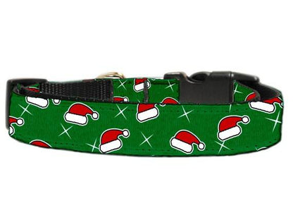 Pet Dog & Cat Nylon Collar or Leash, "Santa Hats"