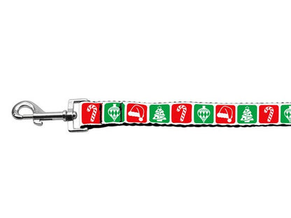 Christmas Nylon Pet Collars and Leashes, "Timeless Christmas"