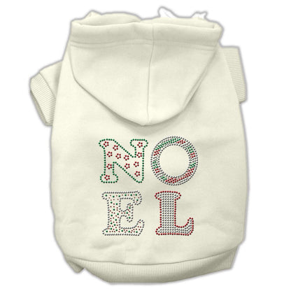 Christmas Pet, Dog & Cat Hoodie Rhinestone, "Noel"