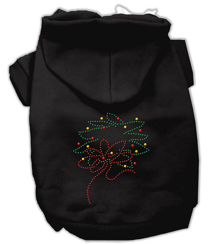 Christmas Pet, Dog & Cat Hoodie Rhinestone, "Christmas Wreath"