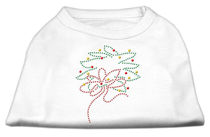 Christmas Pet Dog & Cat Shirt Rhinestone, "Christmas Wreath"