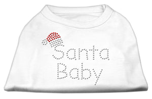Christmas Pet Dog & Cat Shirt Rhinestone, "Santa Baby"