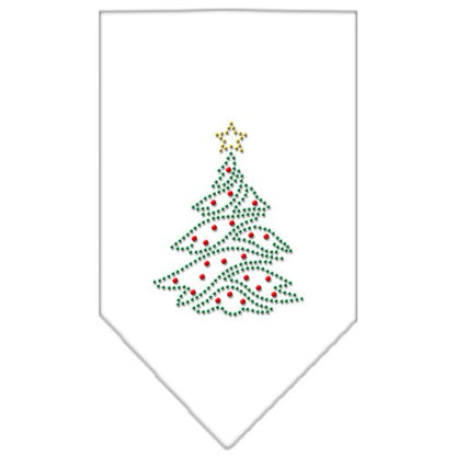 Christmas Pet and Dog Bandana Rhinestone, "Christmas Tree"