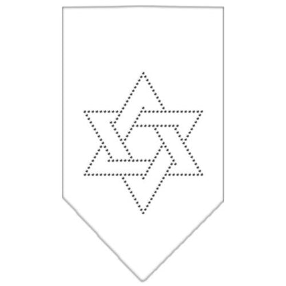 Pet and Dog Bandana Rhinestone, "Star Of David"