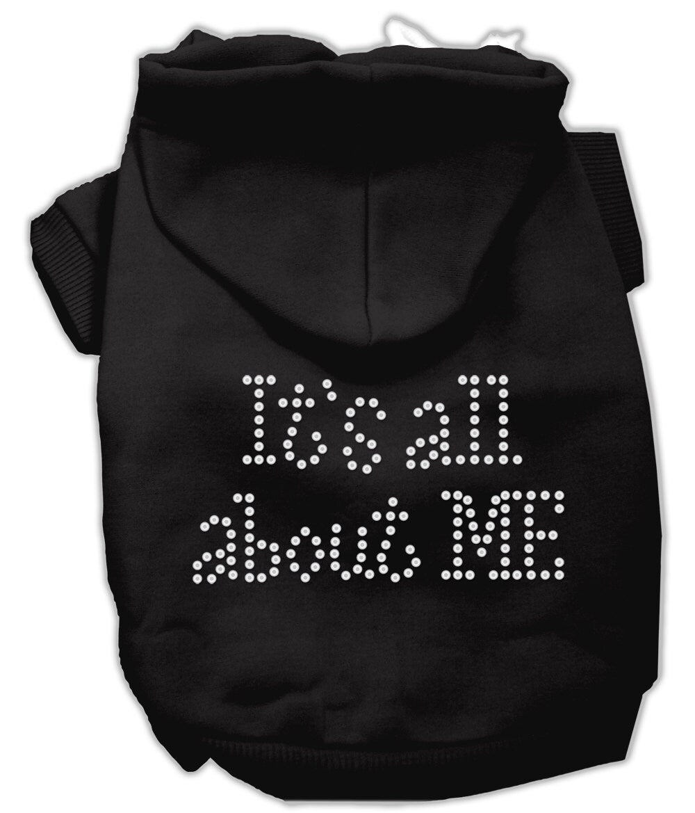 Pet Dog & Cat Hoodie Rhinestone, "It's All About Me"