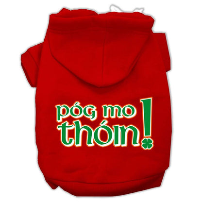 Pet Dog & Cat Hoodie Screen Printed, "Pog Mo Thoin!"