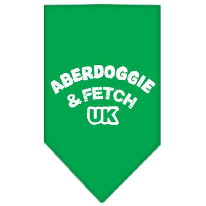 Pet and Dog Bandana Screen Printed, "Aberdoggie & Fetch UK"